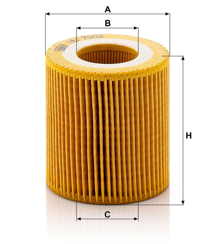 Õlifilter, MANN-FILTER HU 7002 z