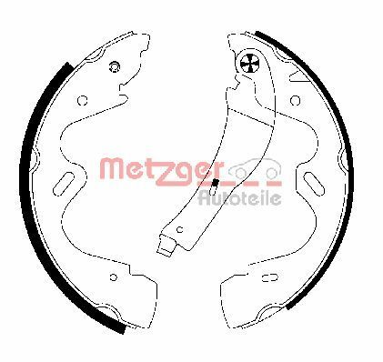 METZGER AUTOTEILE fékpofakészlet MG 948