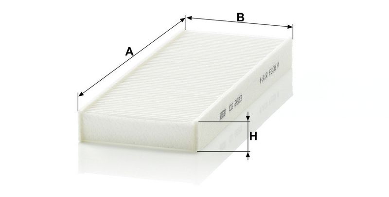 Filter, salongiõhk, MANN-FILTER CU 2623