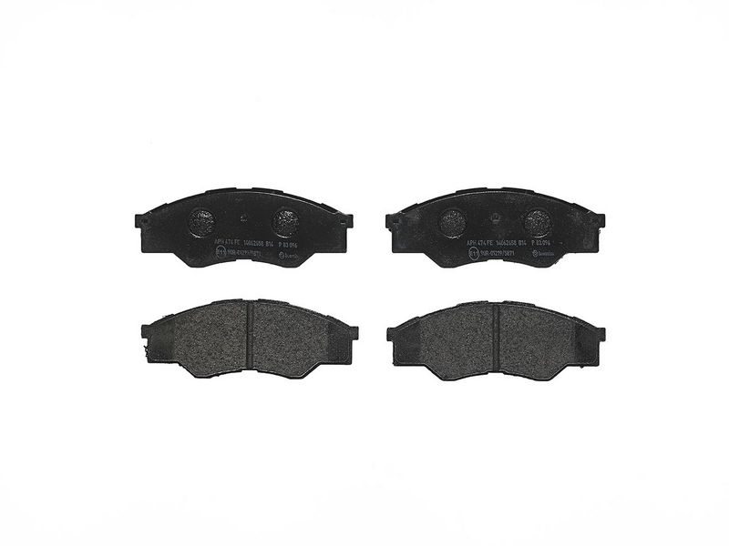 комплект спирачно феродо, дискови спирачки BREMBO