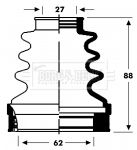 Borg & Beck cv joint boot kit - BCB2806
