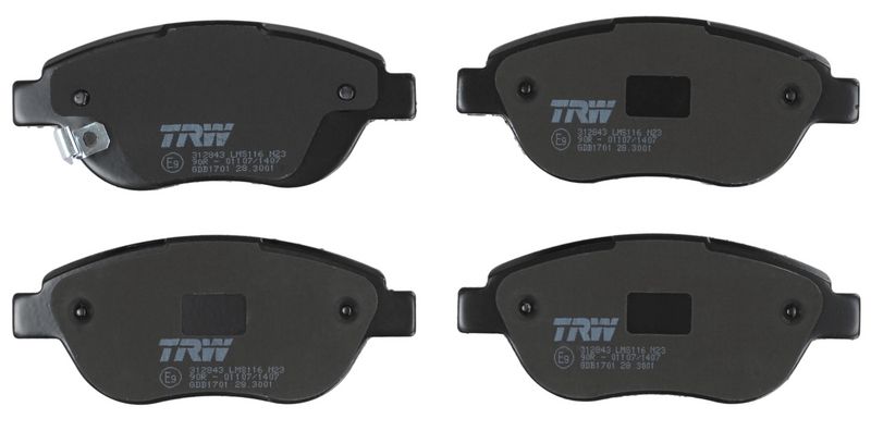 TRW GDB1701 Brake Pad Set, disc brake