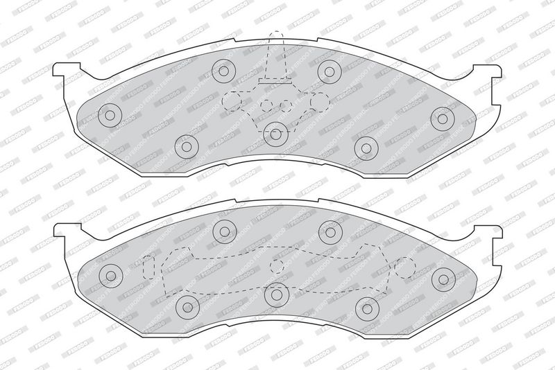 FERODO Plaquettes de frein à disque FDB929