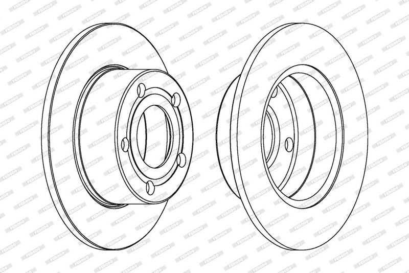 Brzdový kotouč DDF321