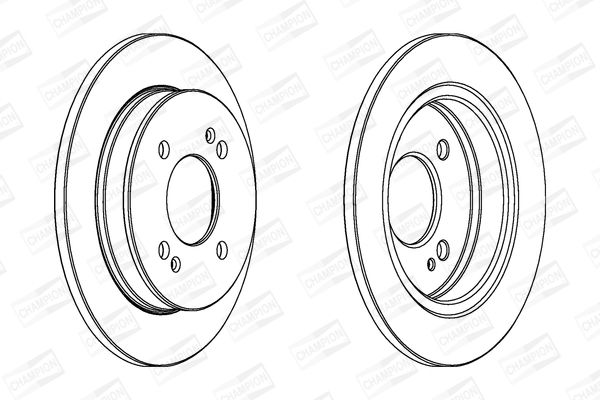 Гальмівний диск, Champion 562429