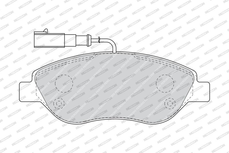 FERODO Plaquettes de frein à disque FDB1468