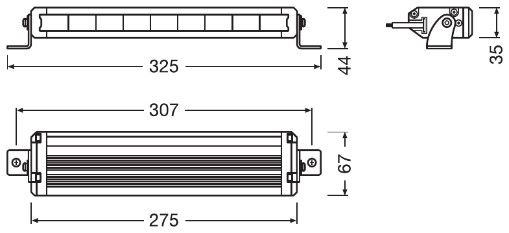 Фара дальнього світла, Osram LEDDL115-SP