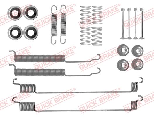 Комплект приладдя, гальмівна колодка, Quick Brake 105-0843