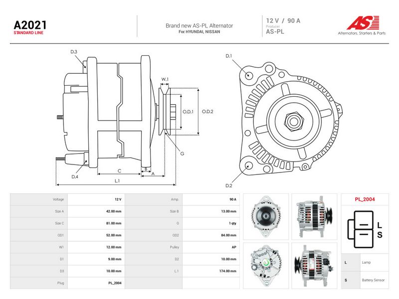 This part match OEM code: LR1100705G