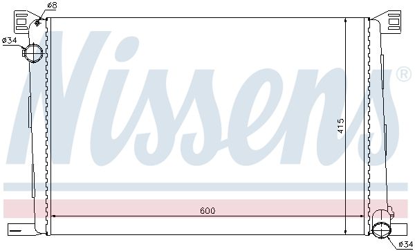 NISSENS Radiateur 69706