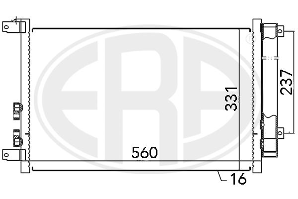 ERA kondenzátor, klíma 667045