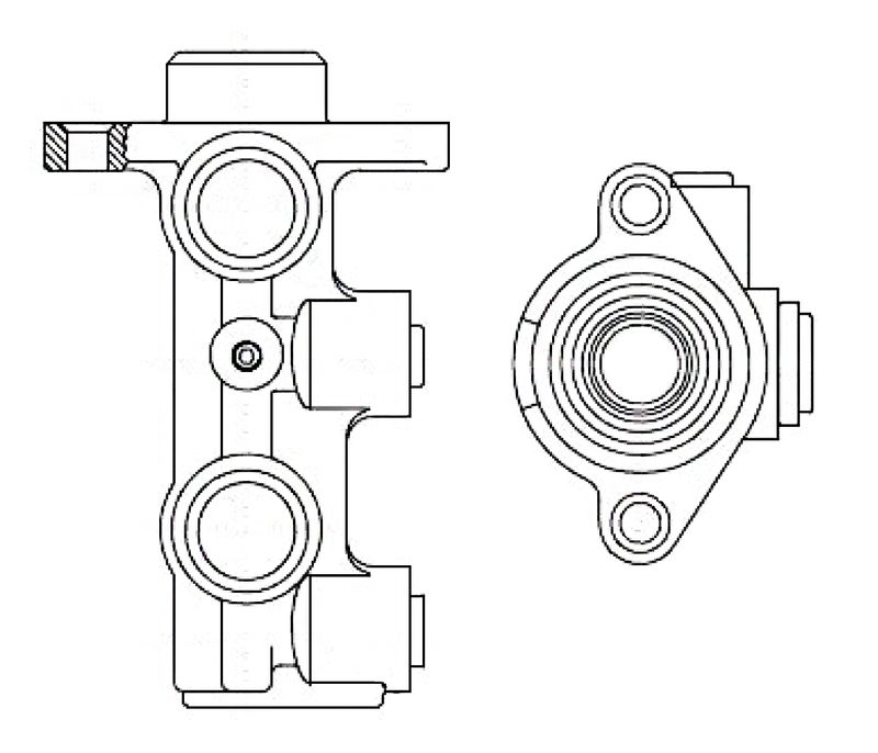 BOSCH F026003351 Brake Master Cylinder