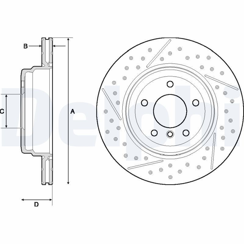 Delphi Brake Disc BG4714C