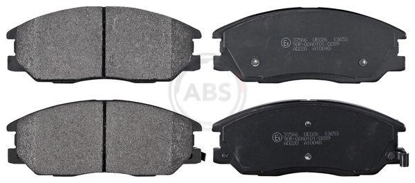 A.B.S. 37566 Комплект гальмівних накладок, дискове гальмо