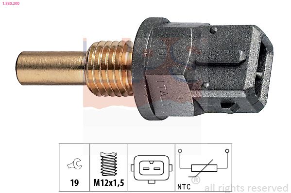 EPS LANDEROVER Датчик температури води RANGE ROVER 3,9-4,6 -02