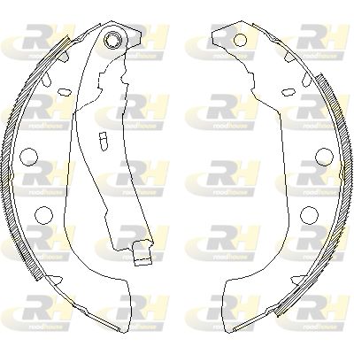 Комплект гальмівних колодок, Roadhouse 4135.01