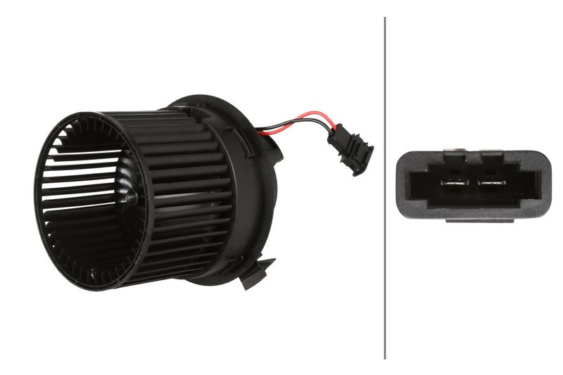 Ventilator, habitaclu HELLA 8EW 366 400-861