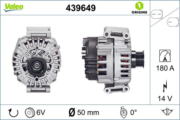 VALEO Dynamo / Alternator 439649