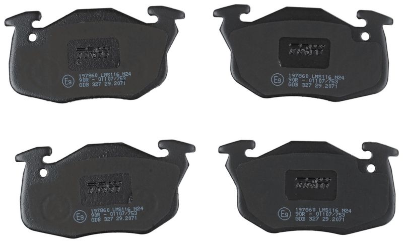 TRW GDB327 Brake Pad Set, disc brake