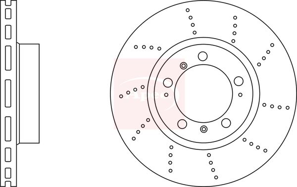 APEC Brake Disc DSK3059