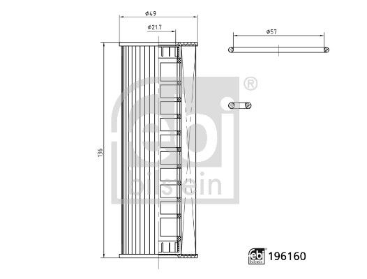 This part match OEM code: 2 434 852