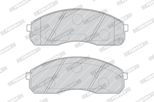 FERODO Plaquettes de frein à disque FDB1595