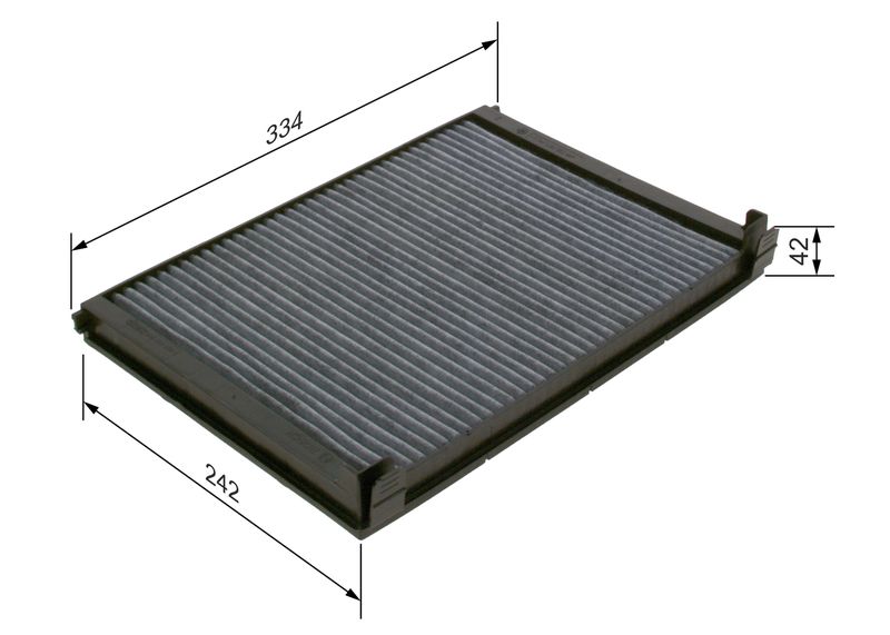 BOSCH 1 987 435 563 Filter, cabin air