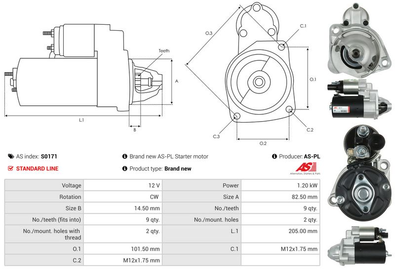 AS-PL S0171 Starter