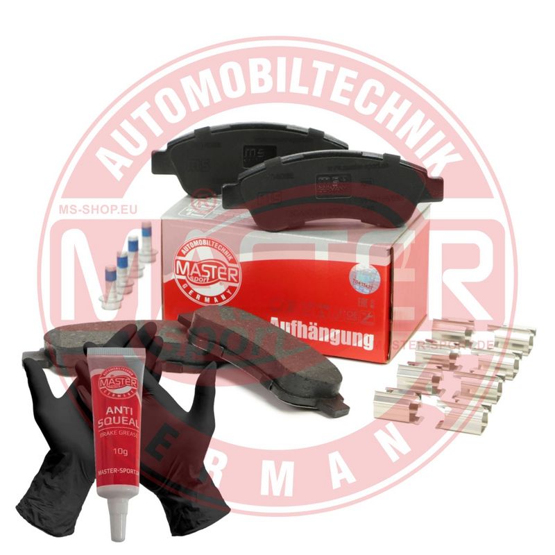 set placute frana,frana disc MASTER SPORT 13046048122N-SET-MS