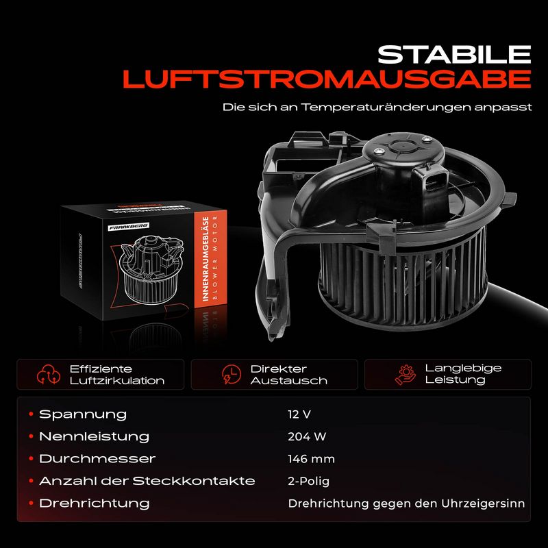 Frankberg 5481FB0027685 Interior Blower