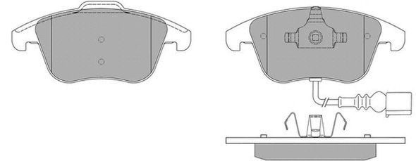 FREMAX FBP-1647 Brake Pad Set, disc brake