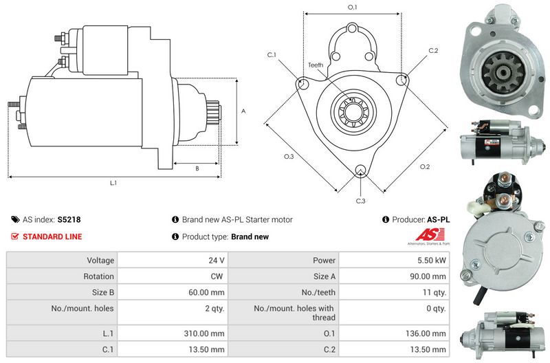 AS-PL S5218 Starter