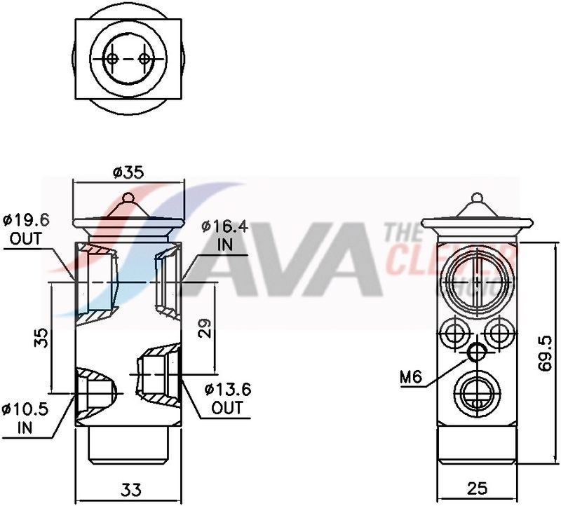 Expanzní ventil, klimatizace VL1178