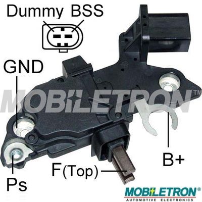 Regulator, alternator VR-B5223 MOBILETRON