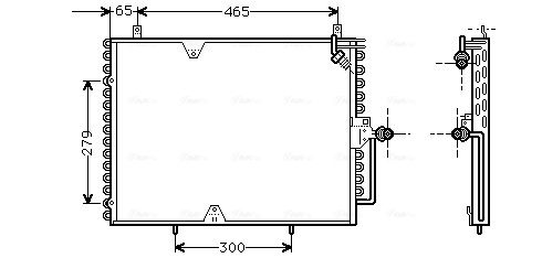 AVA QUALITY COOLING kondenzátor, klíma MS5170