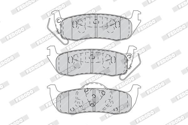 FERODO FDB4075 Brake Pad Set, disc brake