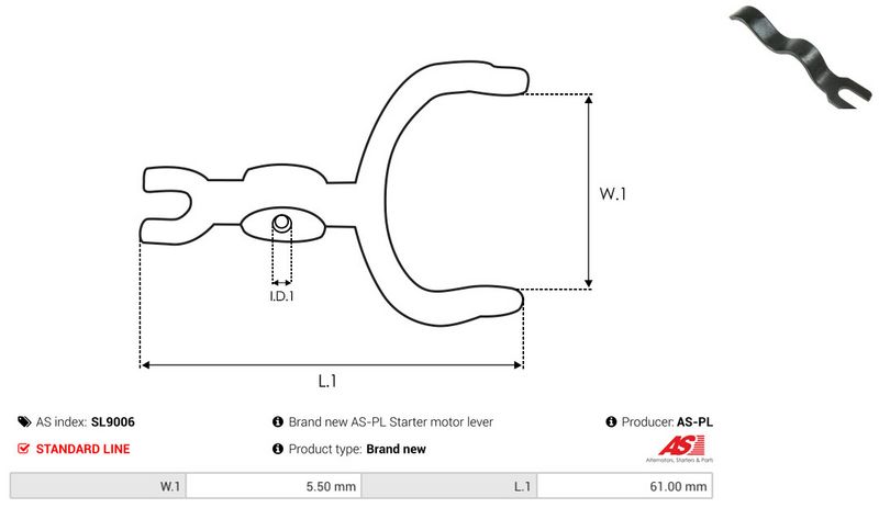Starterihoob, Karburaator, AS-PL SL9006