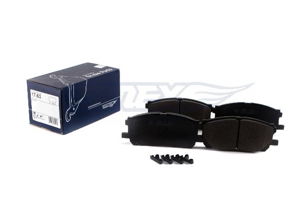 TOMEX Brakes TX 17-63 Комплект гальмівних накладок, дискове гальмо