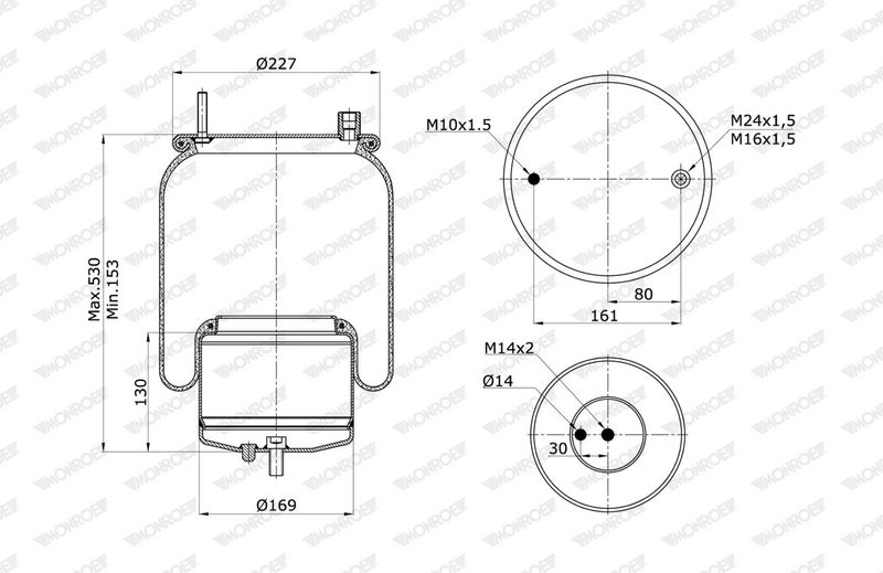 Mech, pneumatické odpružení ASP4140