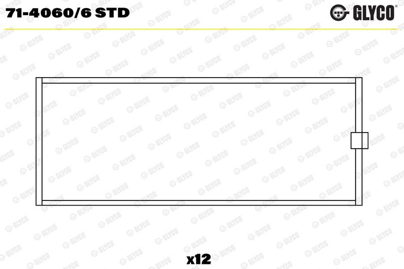 Coussinet+bielle GLYCO 71-4060/6 STD