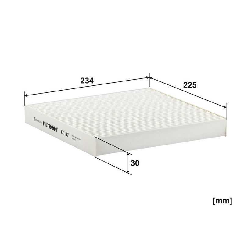 Filter, salongiõhk, FILTRON K 1187