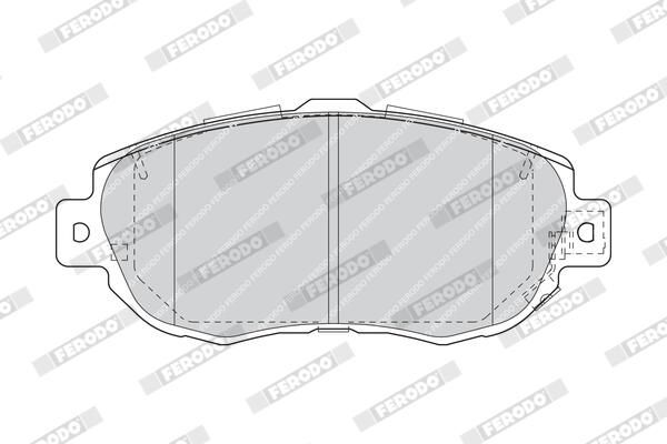 FERODO FDB1564 Brake Pad Set, disc brake