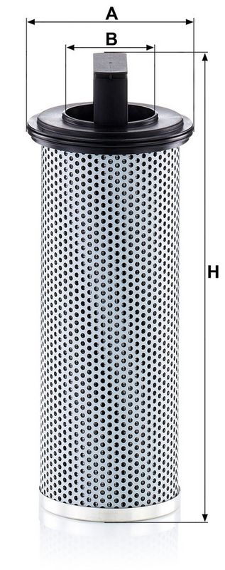 Hydraulisch filter (patroon) past: AHLMANN AF10, AF16, AF60E, AL100, AL100T, AL100TI, AL7, AL70, AL70E, AL7C, AL7D, AL7G, AL80, AL85T  WEIDEMANN 3002 D, 3002 M, 3080, 4080LP, T5522, T5625 CX80