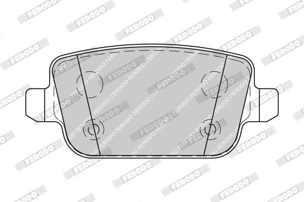 FERODO FDB1917 Brake Pad Set, disc brake