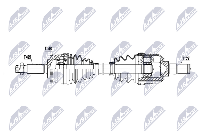 NTY NPW-HY-658 Drive Shaft