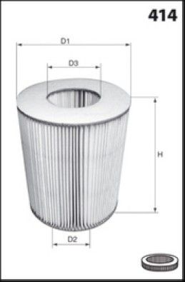 MISFAT Filtre à air R355