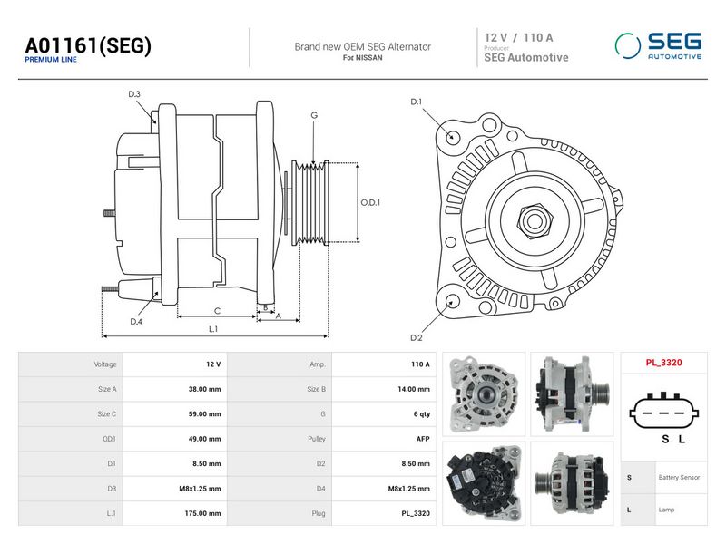 This part match OEM code: 23100-JD22M