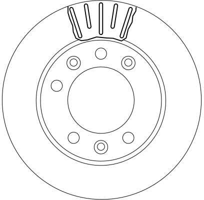 TRW DF4242 Brake Disc