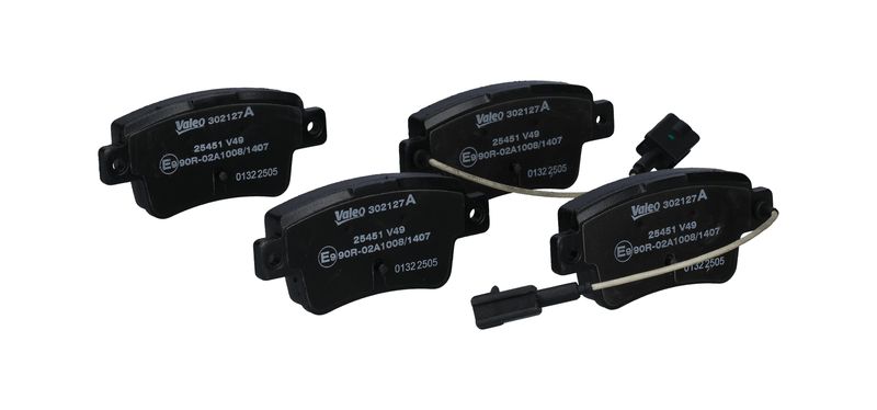 Piduriklotsi komplekt, ketaspidur, VALEO 302127A