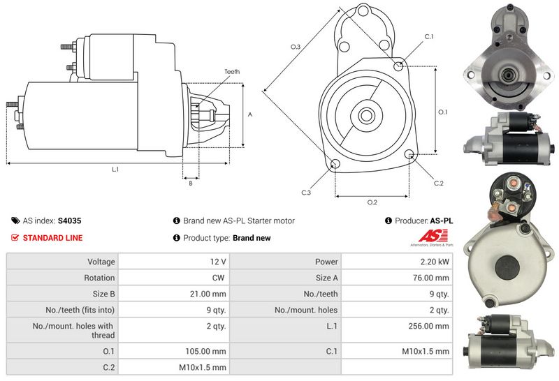 AS-PL S4035 Starter